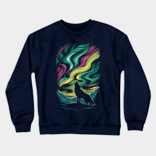 Northern Lights, Aurora Borealis Crewneck Sweatshirt